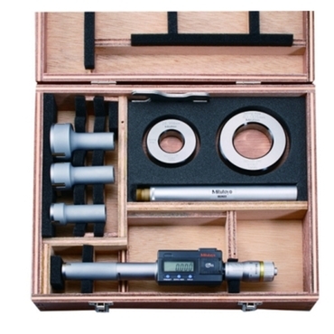 Digimatic Holtest micrometer set with interchangeable head series 468